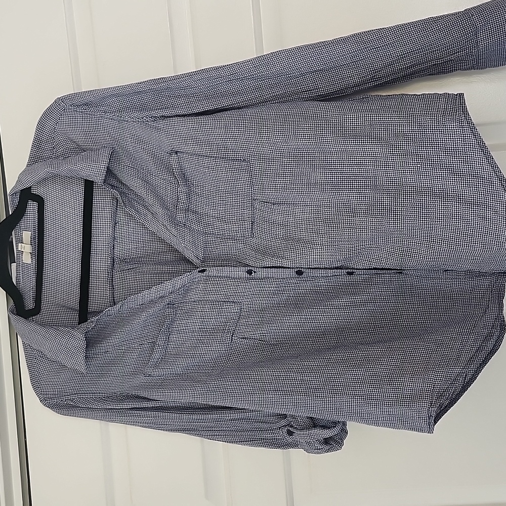 Women's Blue Checkered Shirt